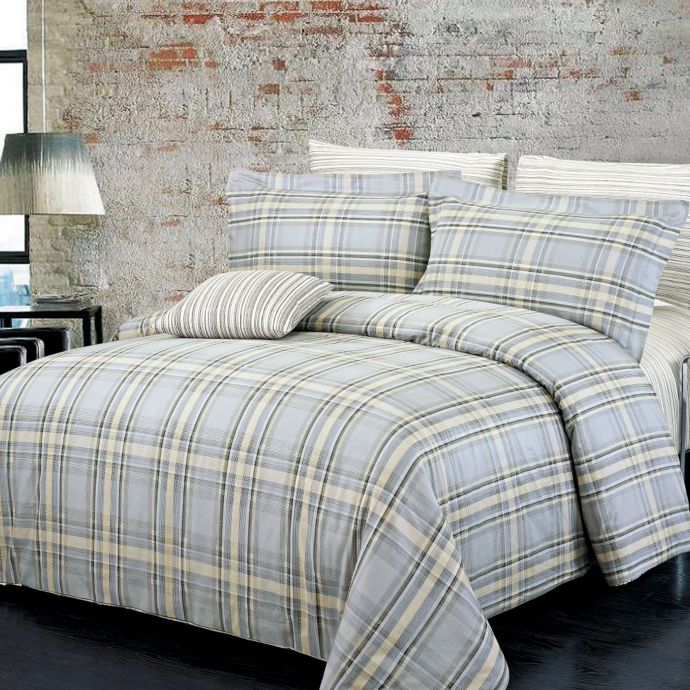 Campus Plaid Duvet Cover Set | Bed Bath & Beyond