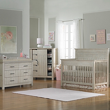 Bel Amore&reg; Channing Full Panel 4-in-1 Convertible Crib in Pine. View a larger version of this product image.