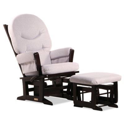 reclining glider with ottoman