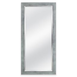 14-Inch x 29-Inch Rectangular Rustic Finish Mirror in Blue
