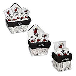 Designs by Chad and Jake NBA Personalized Miami Heat Gift Basket in White