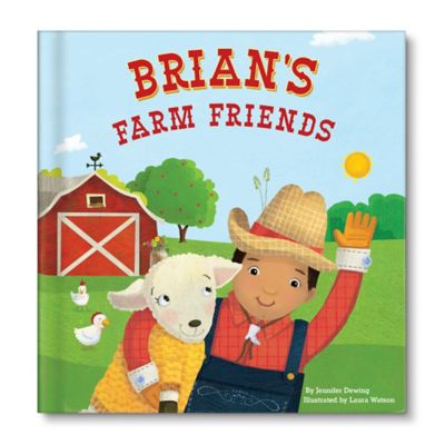 Personalized Children&#39;s Board Book: &quot;My Farm Friends&quot; by Jennifer Dewing