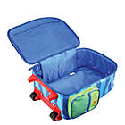 Alternate image 3 for Stephen Joseph&reg; Dino Rolling Luggage in Blue