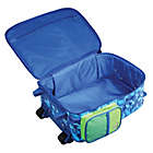 Alternate image 3 for Stephen Joseph&reg; Shark Rolling Luggage in Blue
