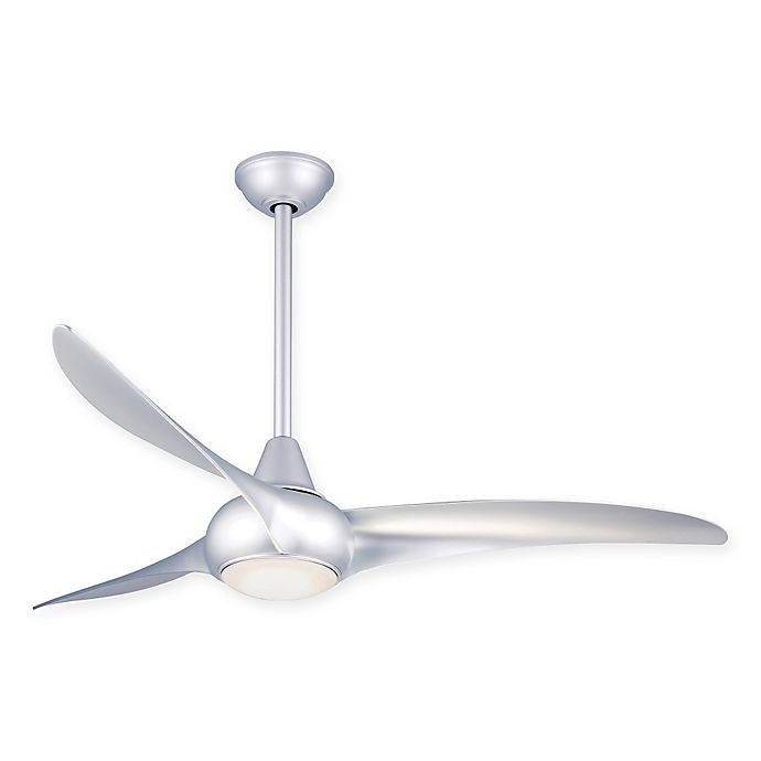Minka Aire Light Wave 52 Inch Ceiling Fan With Remote Control Bed Bath Beyond - 3 Blade White Ceiling Fan With Light And Remote