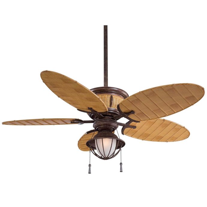 Minka Aire Shangri La 52 Inch Ceiling Fan With Vintage Rust