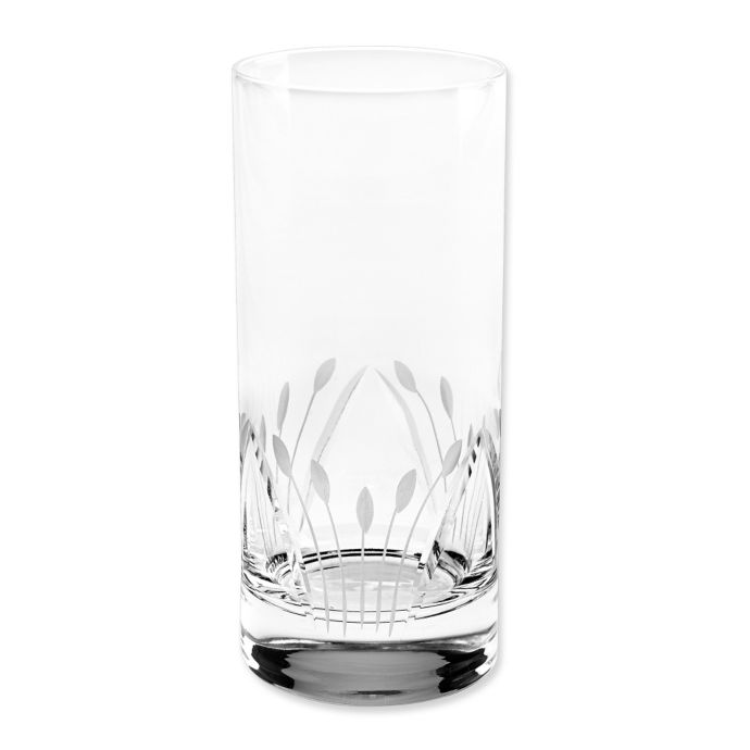 Lorren Home Trends Brigitta Etched Highball Glasses (Set of 6) Bed