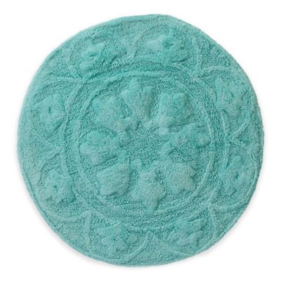 round white bath rug