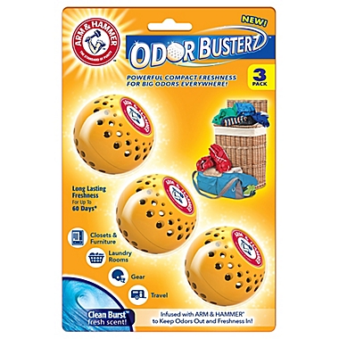Arm & Hammer&trade; Odor Busterz&trade; 3-Pack Deodorizing Balls. View a larger version of this product image.
