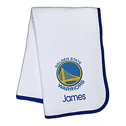 Designs by Chad and Jake NBA Golden State Warriors Personalized Baby Blanket