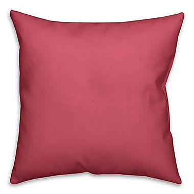 Birth Announcement Pillow in Pink. View a larger version of this product image.