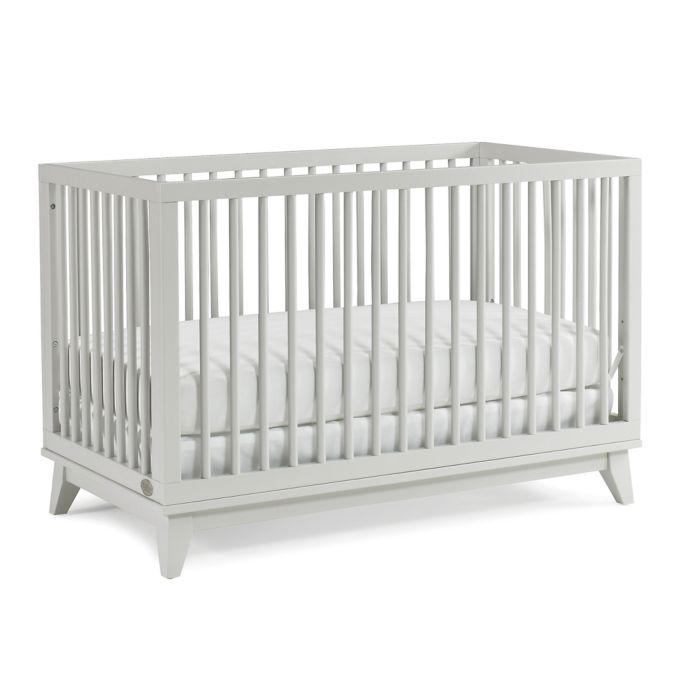 Ti Amo Moderna 3 In 1 Convertible Crib In Misty Grey Buybuy Baby