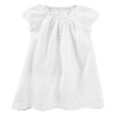 Oshkosh Baby B'Gosh® 2-Piece Eyelet Dress In White | Buybuy BABY