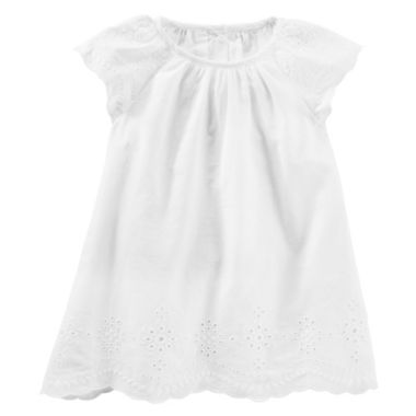 Oshkosh Baby B'Gosh® 2-Piece Eyelet Dress in White | buybuy BABY
