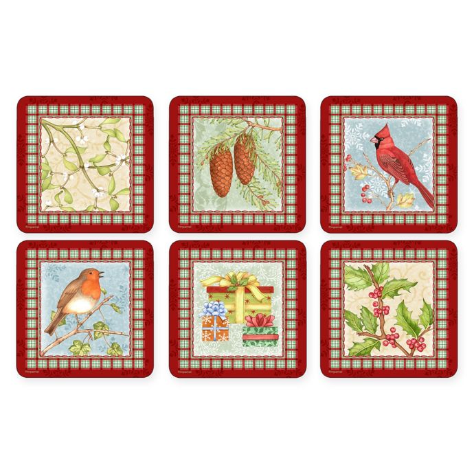 Pimpernel Christmas Coasters (Set of 6) Bed Bath & Beyond