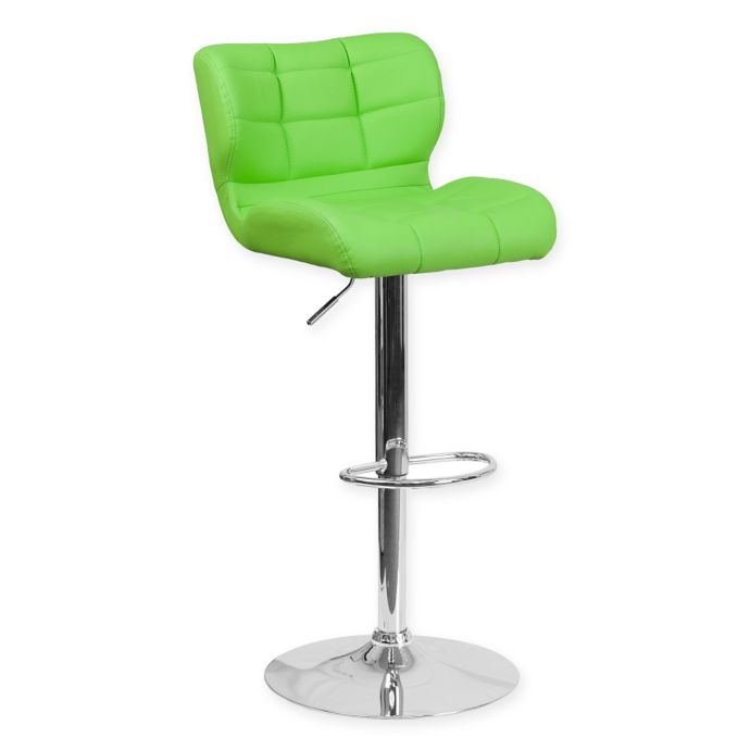 Flash Furniture Tufted Adjustable Height Bar Stool Bed Bath and Beyond Canada