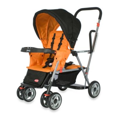 joovy sit and stand stroller orange