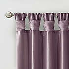 Alternate image 1 for Madison Park Emilia 108-Inch Twist Tab Top Window Curtain Panel in Purple (Single)