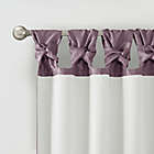 Alternate image 2 for Madison Park Emilia 108-Inch Twist Tab Top Window Curtain Panel in Purple (Single)