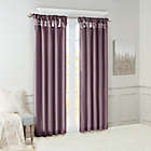 Alternate image 8 for Madison Park Emilia 108-Inch Twist Tab Top Window Curtain Panel in Purple (Single)