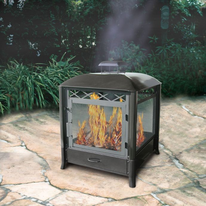 Landmann Usa 25 Inch Aspen Fire Pit In Black Bed Bath Beyond