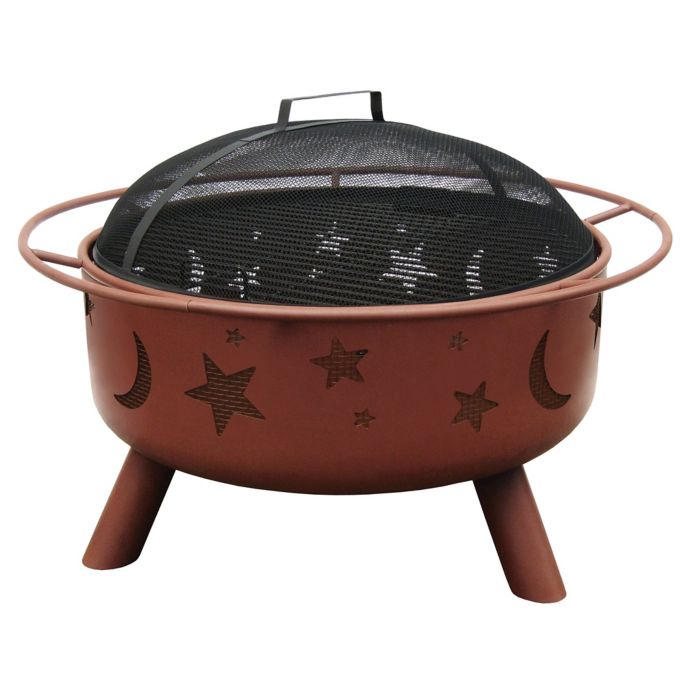 Landmann Usa 29 Inch Big Sky Stars Moons Fire Pit With Shallow