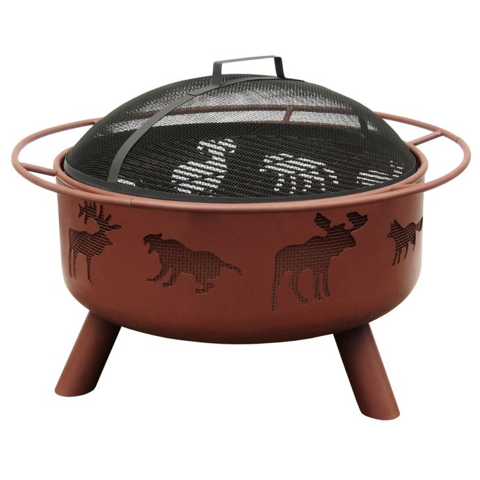 Landmann Usa 29 Inch Big Sky Wildlife Fire Pit With Shallow Bowl