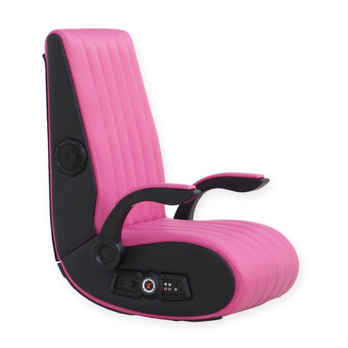 X Rocker Floor Gaming Chair In Magenta Bed Bath Beyond