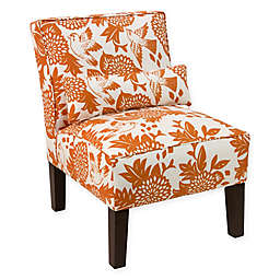 Skyline Furniture Accent Chair in Garden Bird Orange
