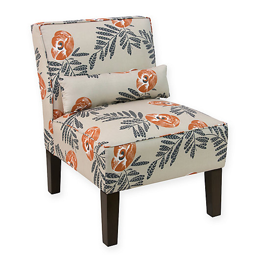 Alternate image 1 for Skyline Furniture Modern Arm Chair in Mod Floral Orange