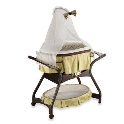 fisher price wooden bassinet