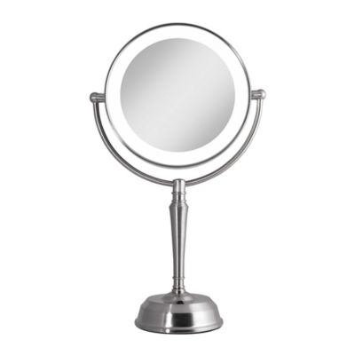 Zadro Lexington 10x 1x Customizable, Sunlight 10x Magnifying Led Lighted Vanity Mirror With Dimmer