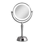 Zadro&reg; Rechargeable 1X/10X LED Vanity Mirror with USB Port