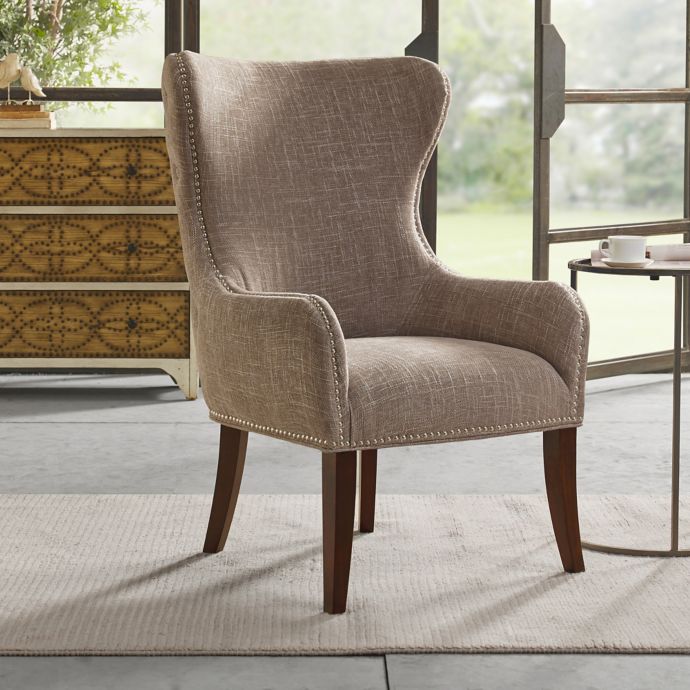 Madison Park Addy Wingback Accent Chair | Bed Bath & Beyond