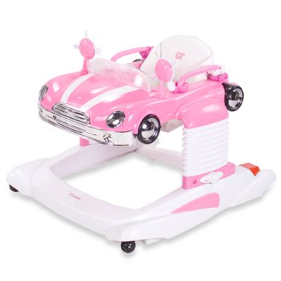 baby girl pink car walker