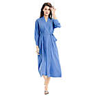 Alternate image 0 for N Natori&reg; Congo Size Medium Jersey Knit Long Robe in Blue