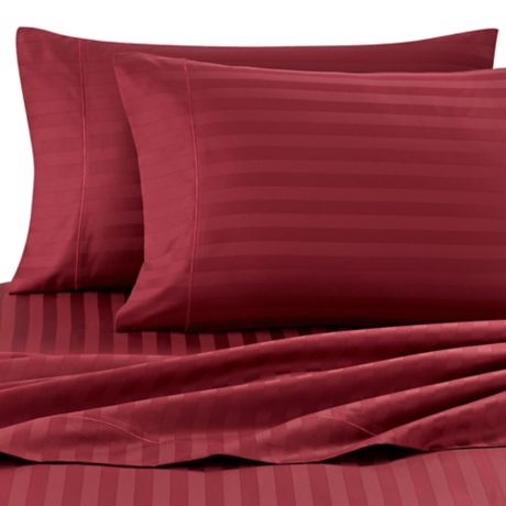 Wamsutta® Damask Stripe 500-Thread-Count PimaCott ...