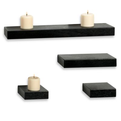 Melannco Floating Shelves (Set Of 4) | Bed Bath And Beyond Canada