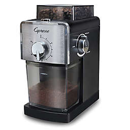 Capresso® Coffee Burr Grinder in Black/Stainless Steel