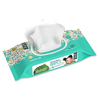 Seventh Generation&trade; Free and Clear 64-Count Baby Wipes. View a larger version of this product image.