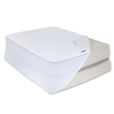 AeroBed&reg; Insulated Mattress Pad Cover in White. View a larger version of this product image.