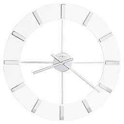 Howard Miller® 30-Inch Pearl Round Wall Clock in Gloss White