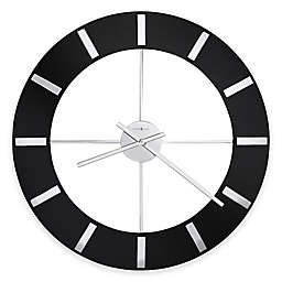 Howard Miller® 30-Inch Onyx Wall Clock in Glossy Black