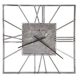 Howard Miller® 24-Inch Lorain Square Wall Clock in Steel