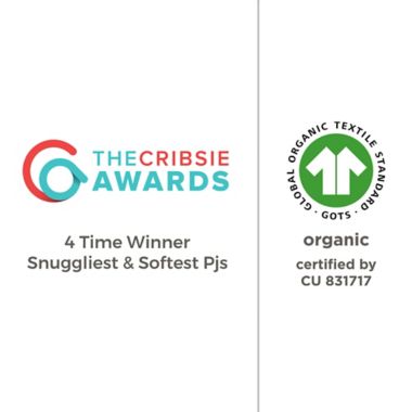 Burt's Bees Baby&reg; Size 18M Rugby Stripe Organic Cotton Footed Pajama in Navy. View a larger version of this product image.