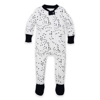 black footed onesie baby