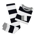 Alternate image 2 for Burt's Bees Baby&reg; Size 2T 2-Piece Rugby Stripe Organic Cotton Pajama Set in Navy