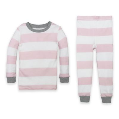 burt's bees rugby striped pajamas