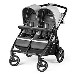 Peg Perego Book for Two Double Stroller in Atmosphere Grey