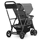Alternate image 2 for Joovy&reg; Caboose Ultralight Graphite Stand-On Tandem Stroller in Grey